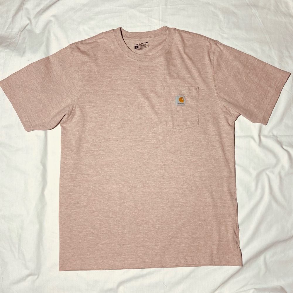 Carhartt Loose Fit Heather Red Shirt. Large.